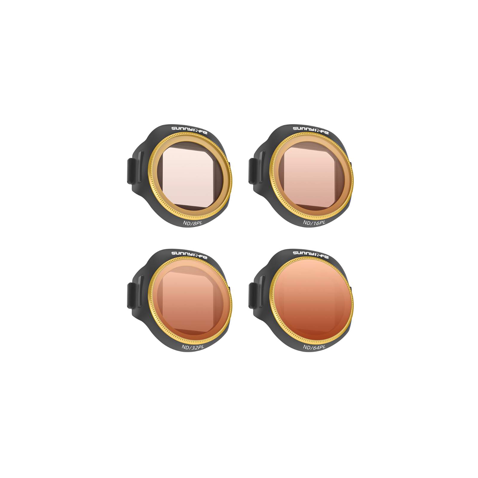 Mini 5 Pro 用 4個 フィルターキット ND8/PL ND16/PL ND32/PL ND64/PL 減光フィルター HD光学ガラス