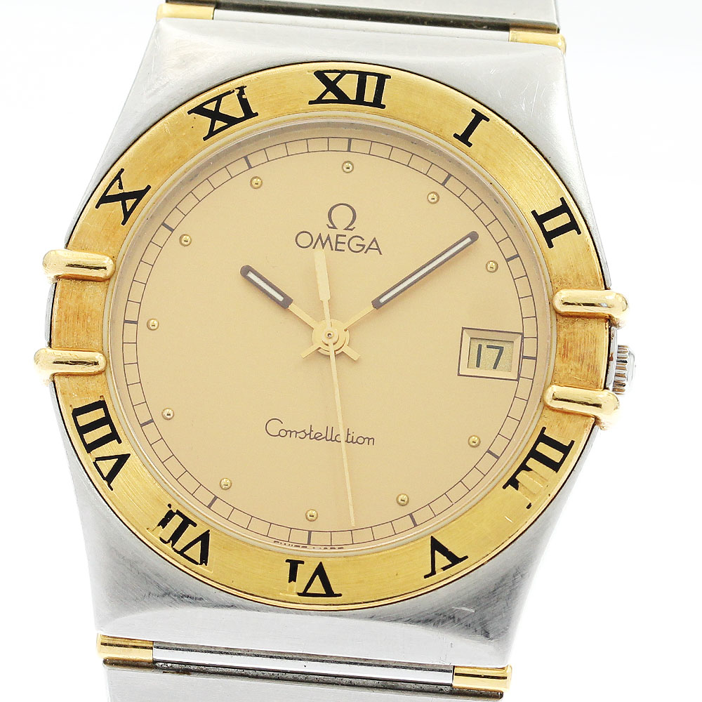 オメガ OMEGA コンステレーション ハーフバー クォーツ メンズ _888916【中古】