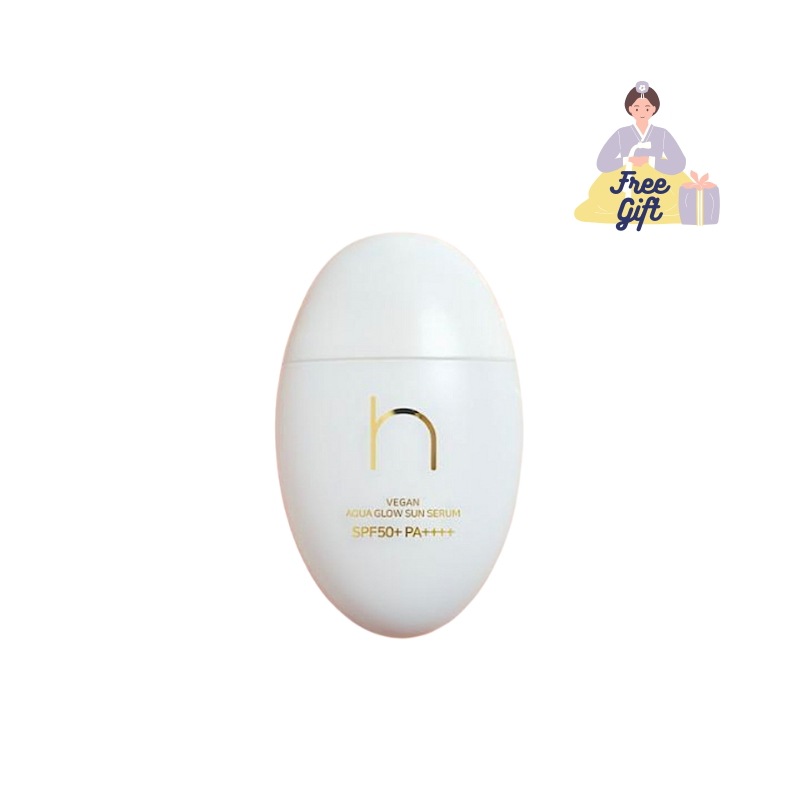 ヴィーガンアクアグローサンセラム50ml　SPF50+ PA++++ 　日焼け止め/ヴィーガン/無香/無色素/しわケア/トーンアップ/ベタつかない/軽いテクスチャー/UVケア