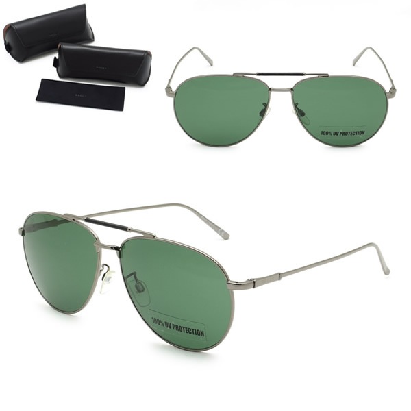 サングラス BY0038-D/S 08N 62 サングラス ノーズパッド UVカット メンズ ガンメタル グリーン