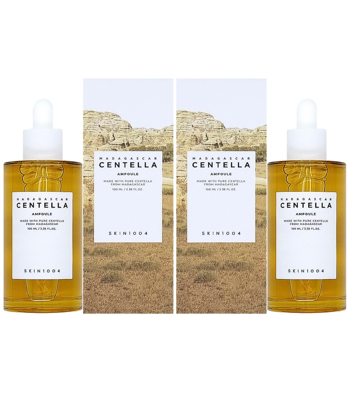 【容量択一】マダガスカルセンテラアンプル100ml+100ml ツボクサエキス 肌の鎮静効果 ニキビ肌改善 弱酸性アンプル 毛穴 皮脂 角質ケア 韓国 人気商品