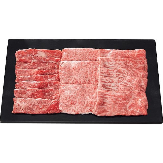 銀座吉澤 松阪牛 モモ/カタ（ウデ）/ロース すき焼き用（計700g） G-A