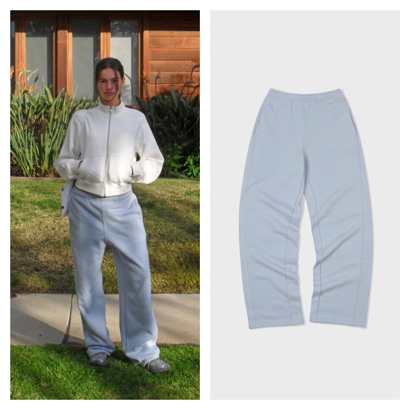 ☆韓国の人気☆【LOW CLASSIC】☆LC SOFT SWEATPANT.S☆パンツ☆ LOW CLASSIC】 LC SOFT SWEATPANTS : PALE BLUE その他 パンツ