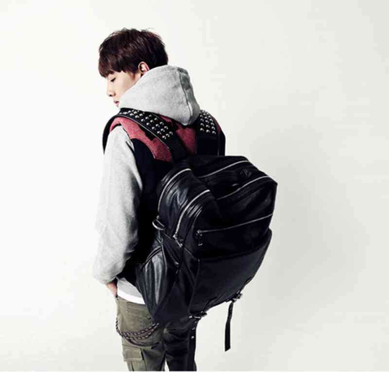 リュック メンズ 大容量 カジュアル 革 40L 冬 レザー ブランド バッグ パソコン ビジネス 通勤 軽量 おしゃれ 春 アウトドア スポーツ ビジネスバッグ ビジネスリュック 40代 10代 撥