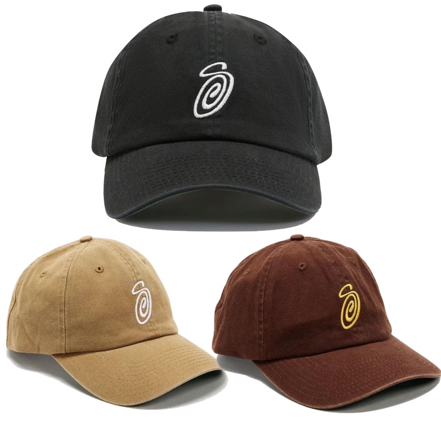 ステューシー キャップ 帽子 STUSSY Swirly S Low Pro Cap メンズ レディース 男女兼用