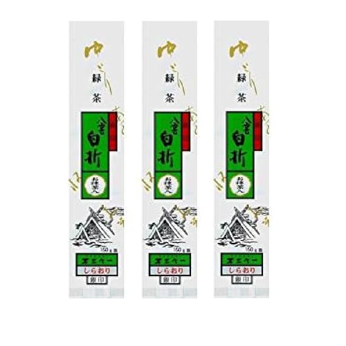 茶三代一　抹茶入り八雲白折　銀印　135g × 3本　ご自宅用