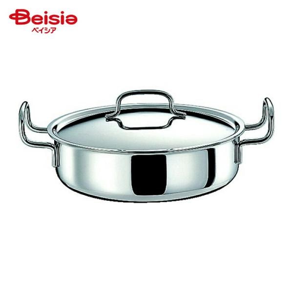 ジオ・プロダクト ジオ浅型両手鍋 13032 ジオ両手鍋 浅型 鍋 両手鍋 片手鍋 ステンレス鍋 ジオ ジオプロダクト 調理道具 浅 鍋 鍋 調理道具 ステンレス 深型