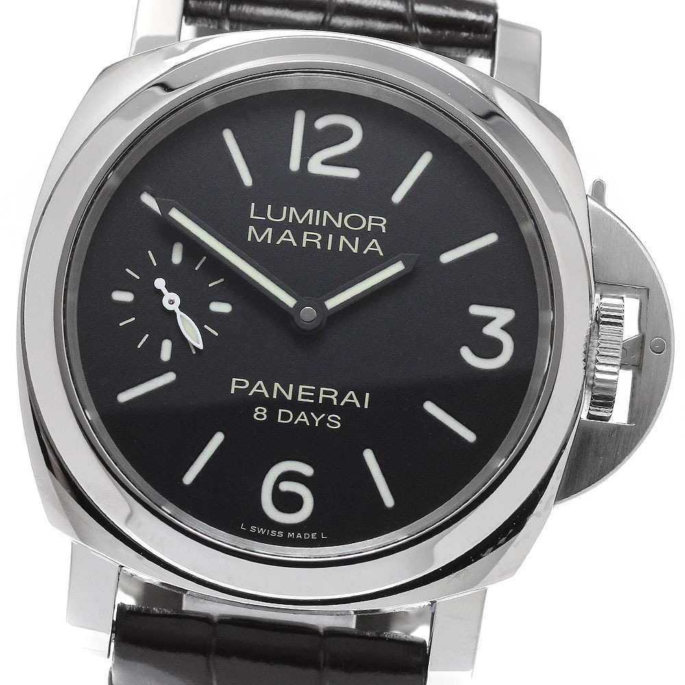 パネライ PANERAI PAM00510 ルミノール マリーナ 8デイズ 44ｍｍ 手巻き メンズ 箱・保証書付き_960017【中古】