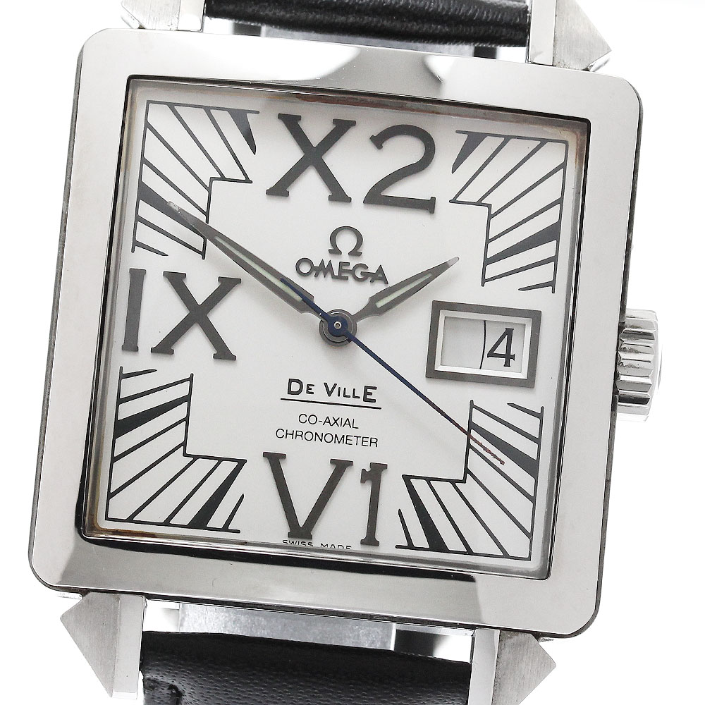 オメガ OMEGA 7813.30.39 デビル X2 コーアクシャル ビッグデイト 自動巻き メンズ _952001【中古】