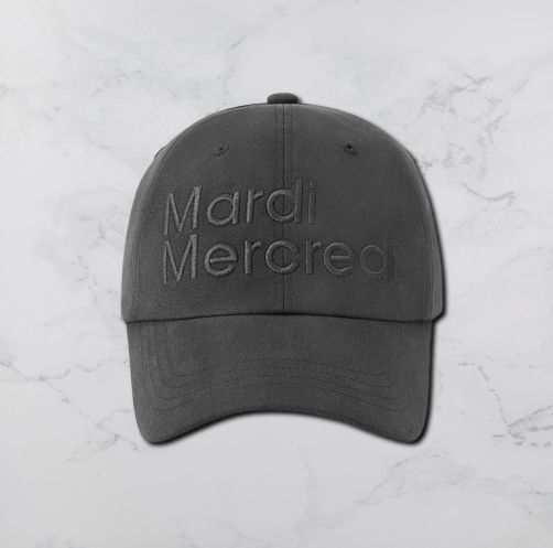 Qoo10 Mardi Mercredi CAP MARDI レタリング 帽子 [