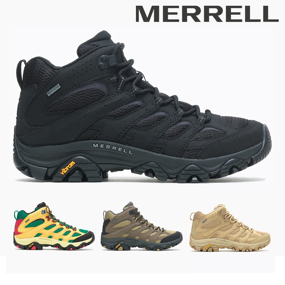 MERRELL トレッキングシューズ メンズ モアブ 3 シンセティック ミッド ゴアテックス 500249 500251 500255 M500431 メレル MOAB 3 SYNTHETIC MI