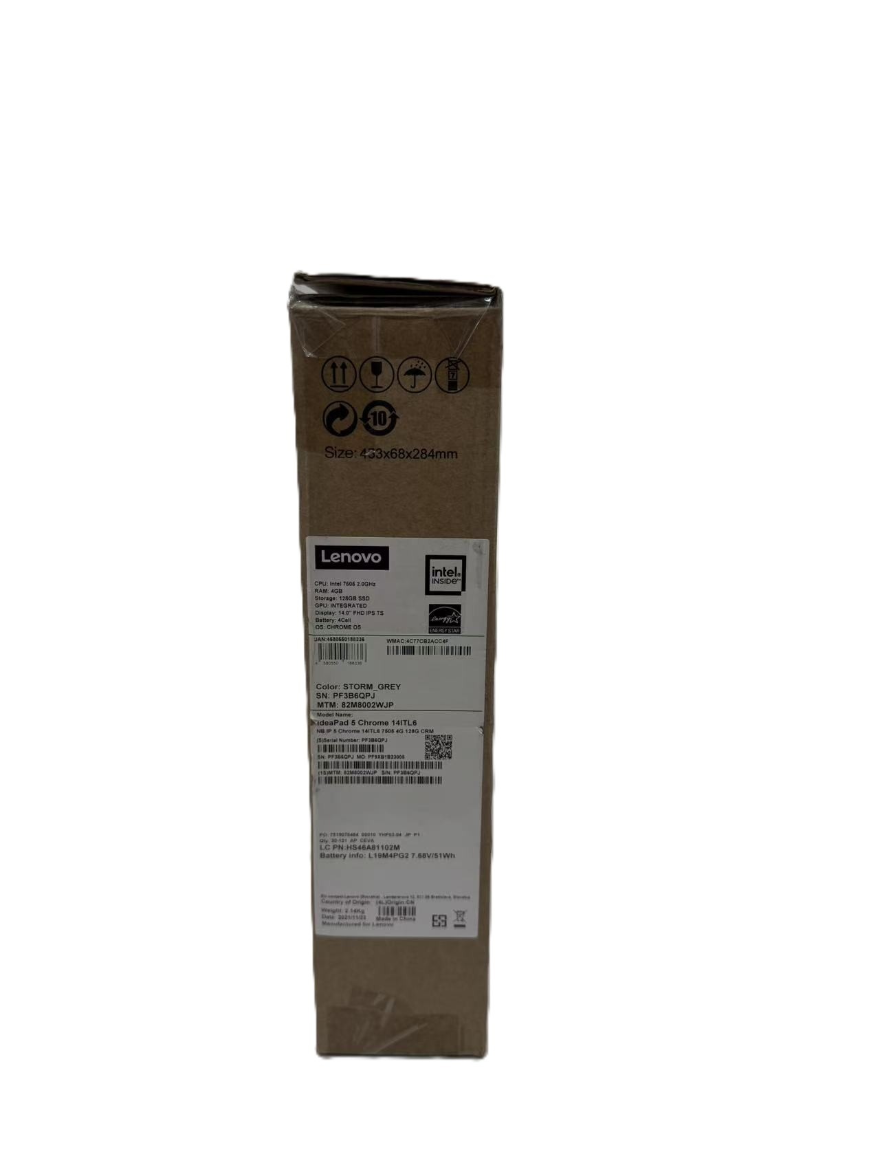 「修理上がり品」「外箱破損品」IdeaPad Slim 560i Chromebook 82M8002WJP