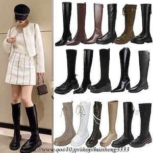 新品入荷ブーツ 1枚+1枚靴下 秋冬定番韓国ファッションレディースファッション厚底 靴 人気