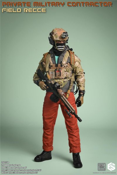 EasySimple PRIVATE MILITARY CONTRACTOR FIELO RECCE 1/6 アクションフィギュア 26055R