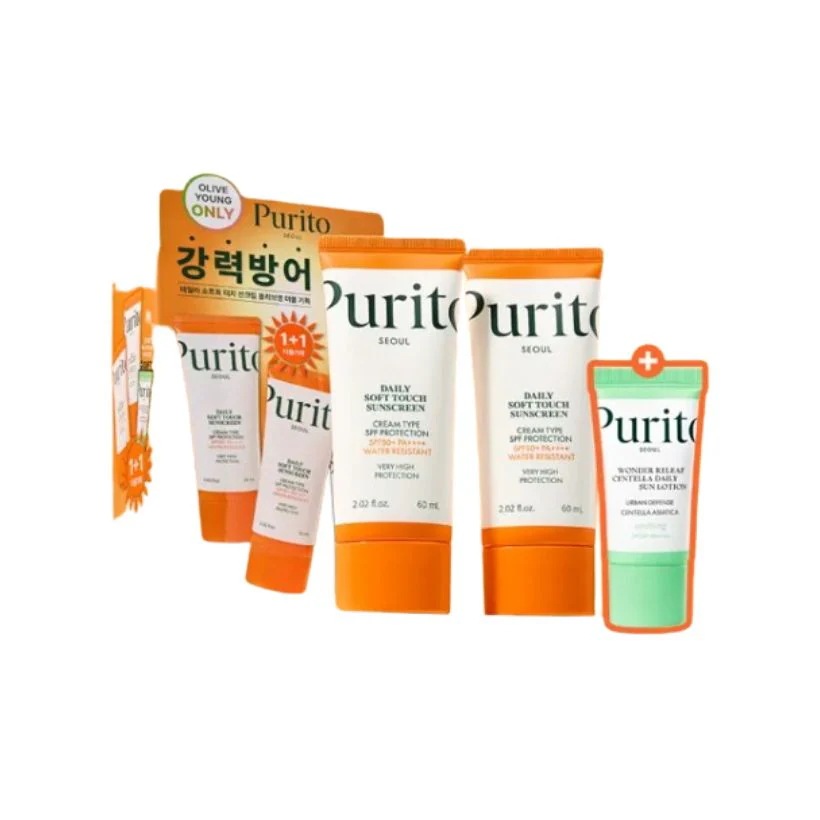 デイリーソフトタッチサンスクリーン 60ml+60ml（＋サンローション 15ml）SPF50+ PA++++