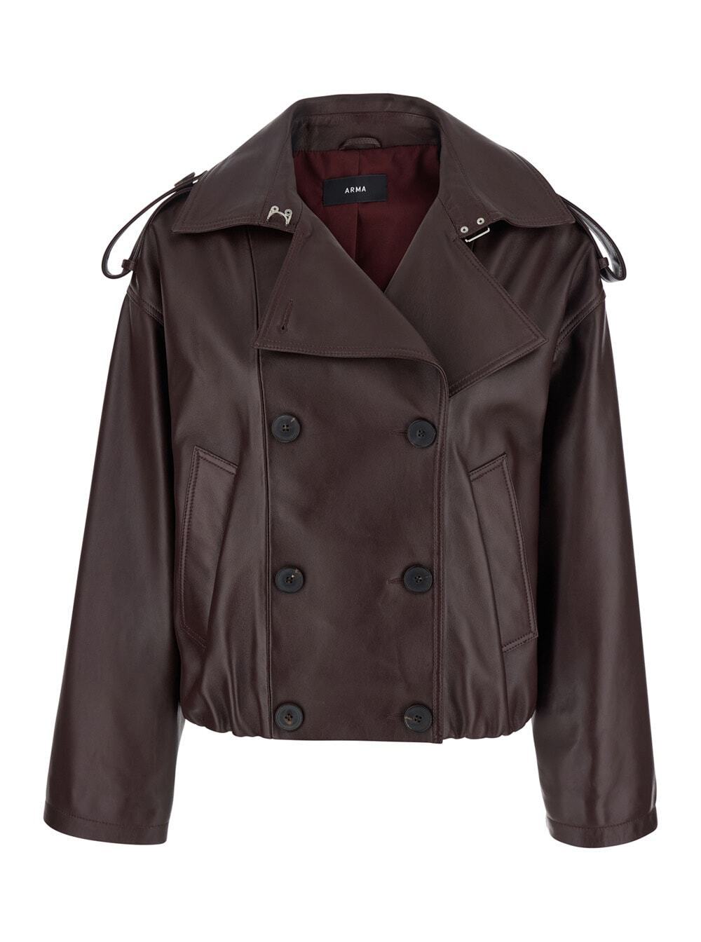 003L25102402SHIRAZ レッド 春夏2025 コート レディース ia