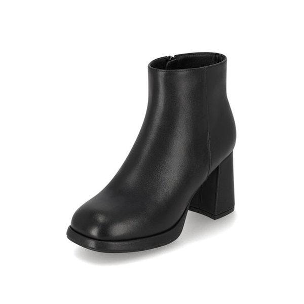 女性牛革ガボシアンクルブーツ8cm LCWA64U54C 19