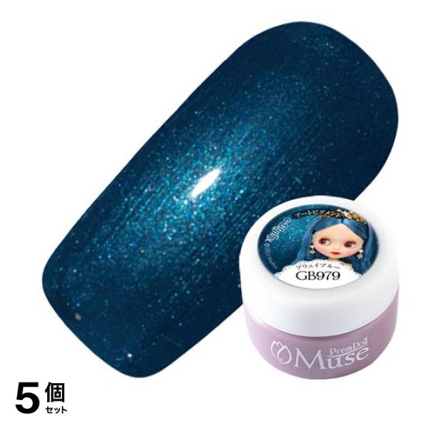 プリムドールミューズ×ブライス グリッター PDU-GB979 プリュイブルー 3g 5個セット