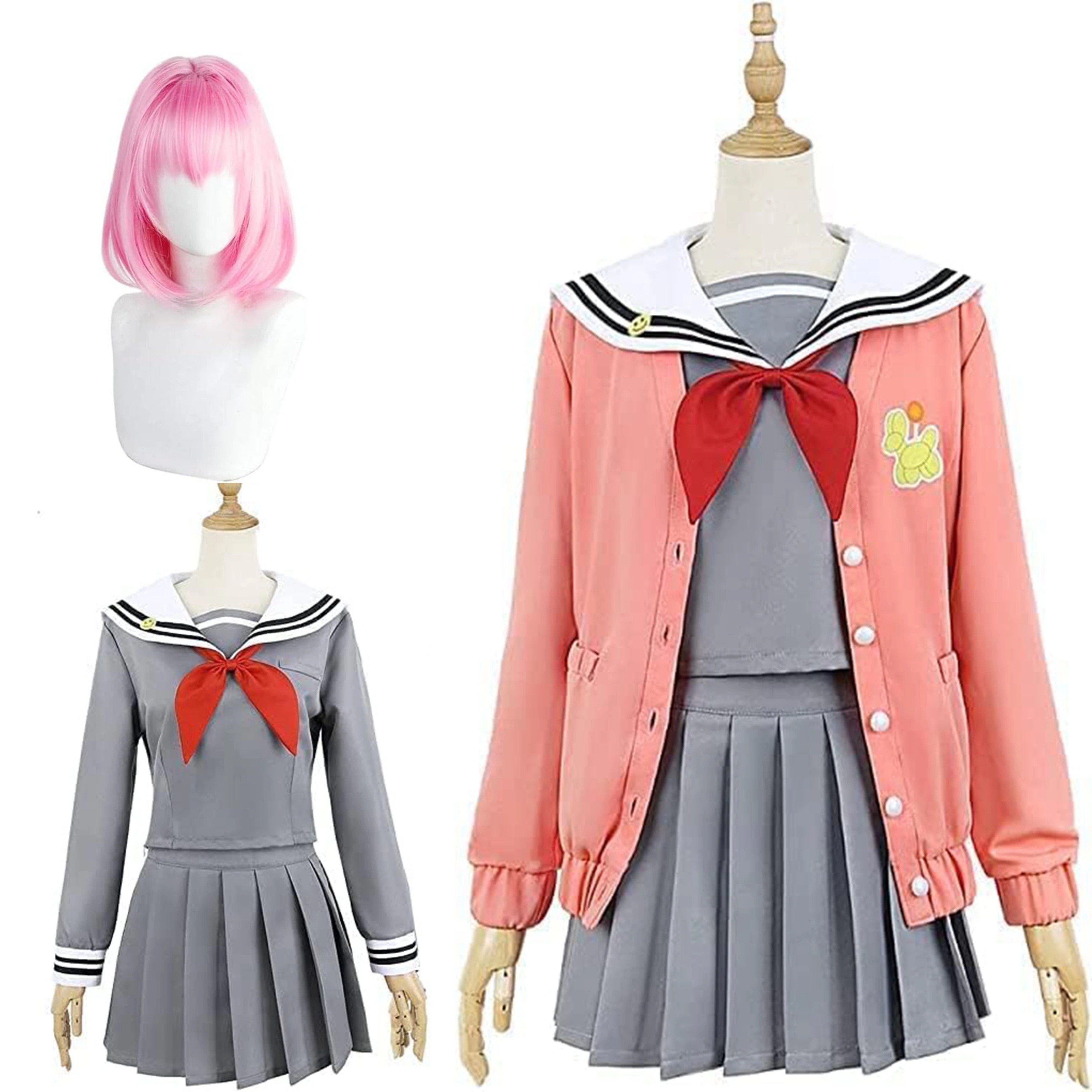 【全シリーズ発売中】 【値引き中】ウィッグ コスプレ衣装 学園祭 ハロウィン コスプレ 可愛い 初音ミク feat. カラフルステージ! プロジェクトセカイ 制服 おおとりえむ セーラー服 鳳えむ コ