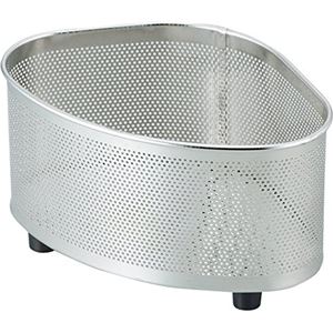 (48個セット) 三角コーナー 生ゴミ入れ 約幅17.1cm パンチング 脚付き ステンレス 頑丈 水切れ抜群 SUIグート キッチン シンク