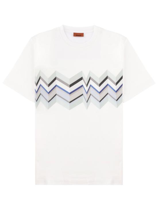 MISSONI Men T-Shirts BS26SL00 BJ00QPS01KI WHITE