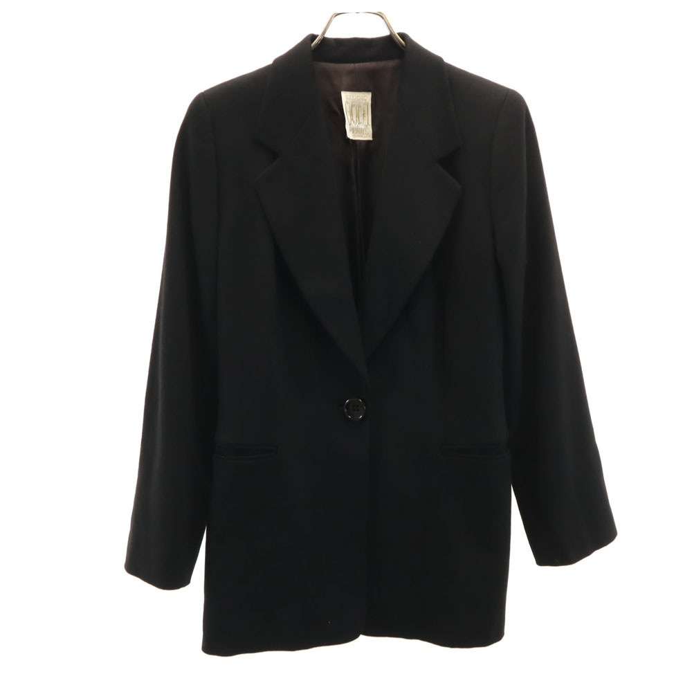 ストゥーディオフェレ ウールブレンド イタリア製 テーラードジャケット 8 ブラック STUDIO 0001 by FERRE レディース
