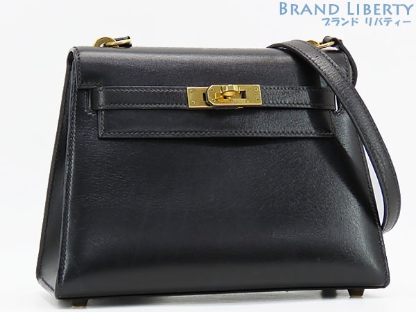 エルメスヴィンテージミニケリー20外縫いセミショルダーバッグワンショルダーバッグボックスカーフT