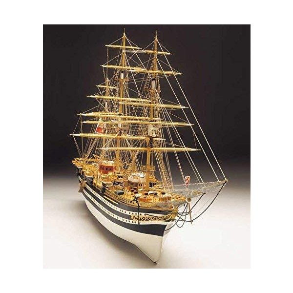 Mantua Amerigo Vespucci Italian Training Ship 1:100 Scale Wood Kit 並行輸入品