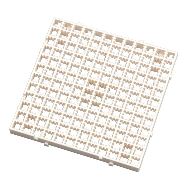 （まとめ）Artecブロックベース正方形小ヘッダーPP袋付(×10セット)