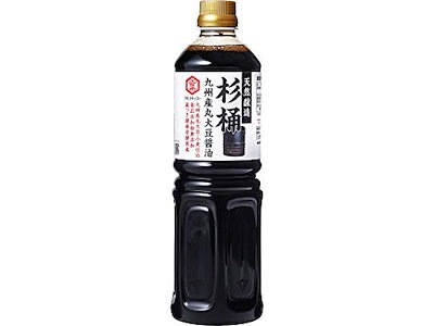 他サイト： クルメキッコー 杉木桶九州産丸大豆しょうゆ 1Lの商品画像