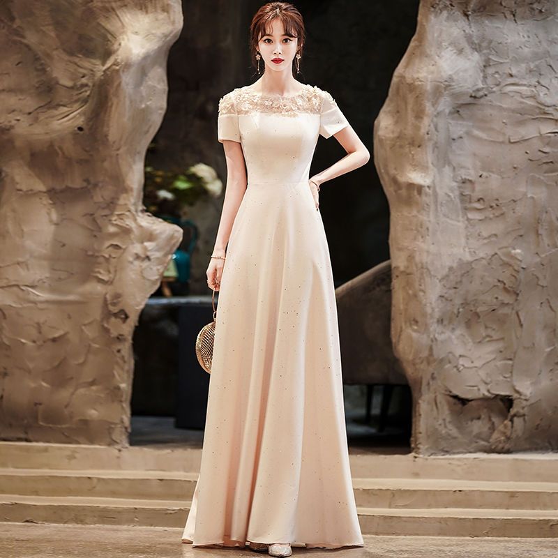 結婚式ドレス ロング 個性的 パーティードレス 二次会 お呼ばれ Aライン レース レディース ワンピース 大人 20代 30代 40代 結婚式 披露宴 演奏会 ホスト パーティー