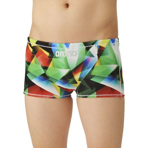 ARENA アリーナ トレーニングスパッツ ショートレッグ 水泳 水着メンズ競泳用 FINA非公認 AS4FWM20M-RDWH