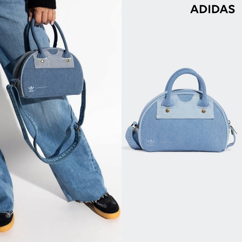 [ADIDAS] KSENIASCHNAIDER ボーリングバック/ MEDIUM BLUE DENIM