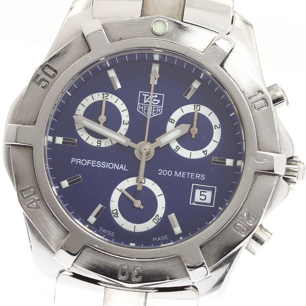 タグホイヤー TAG HEUER CN111G エクスクルーシブ2000 クロノグラフ デイト クォーツ メンズ _903831【中古】