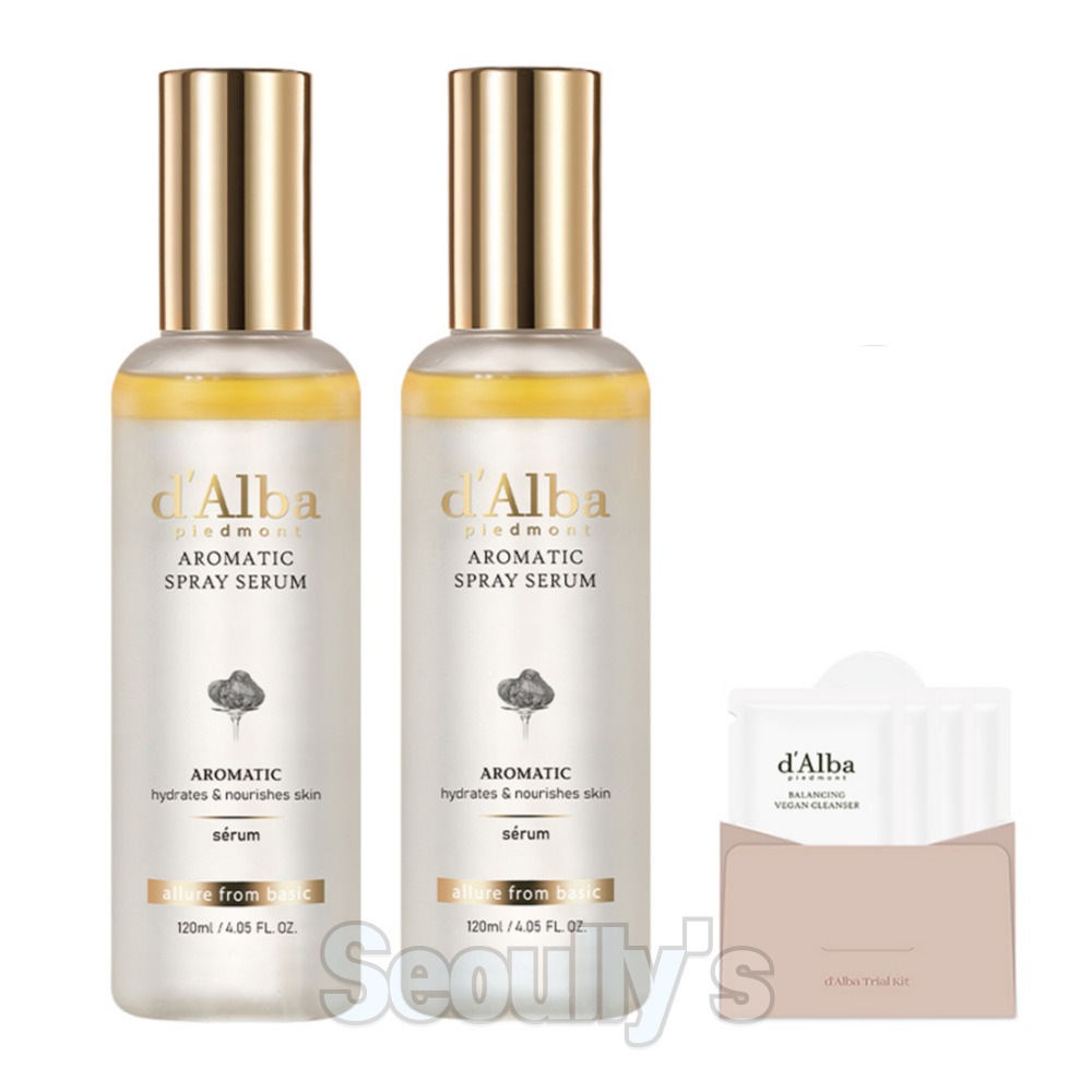 ホワイトトリュフ ファースト アロマティック スプレー セラム スキンケアセット (スプレーセラム 120ml 2ea + 弱酸性ジェルクレンザー 15ml)