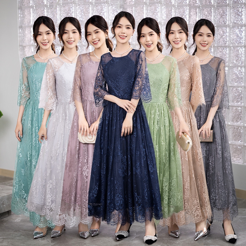 パーティードレス 結婚式 ドレス 二次会ドレス ミディアム丈ドレス パーティドレス 成人式 卒業式