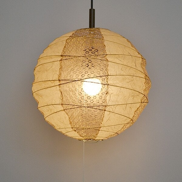 ペンダントライト 直径60x高さ57cm cross 雲龍ベージュx小梅茶 PN2-60 2灯