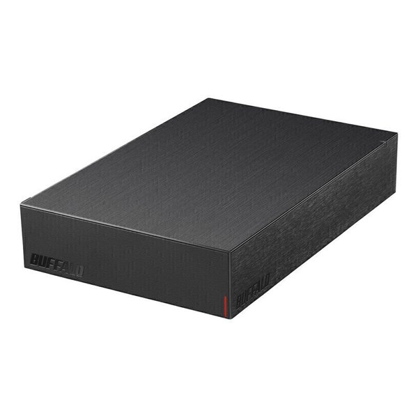 外付けハードディスク 4TB/USB3.2 Gen1 /静音&防振/縦置き・横置き対応/ブラック HD-LE4U3-BB