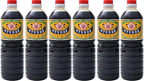 濃口醤油　甘露　1000ml 6本