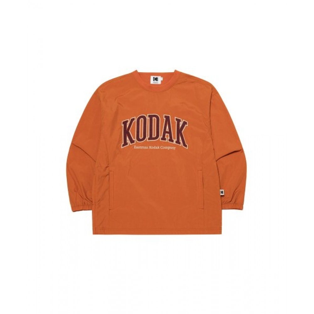 コダックエッセンシャルワーディングロゴフィステスウェットシャツオレンジ
