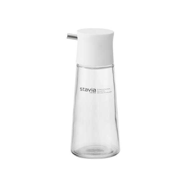 [50セット] 調味差し/醤油さし [Mサイズ ホワイト] 本体：ソーダガラス 『スタビアリュクス』