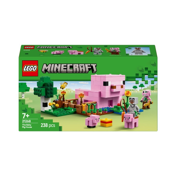 레고 마인크래프트 21268 아기 돼지 집 레고공식