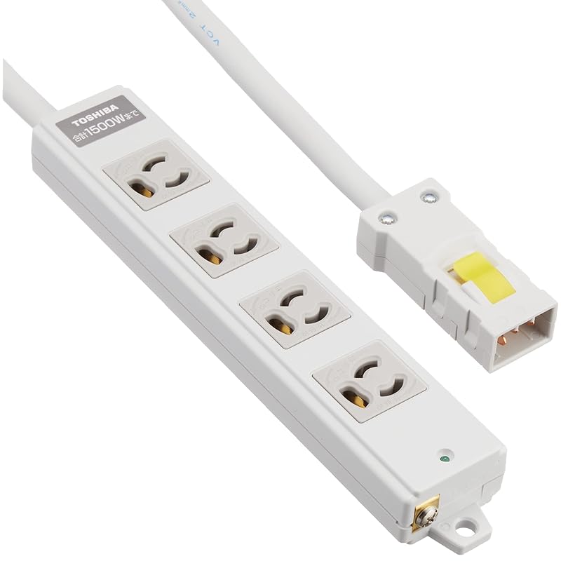 即納：TOSHIBA(東芝) 125V15Aハーネス用OAタップ抜け止め 4個3M DC8124EN-3