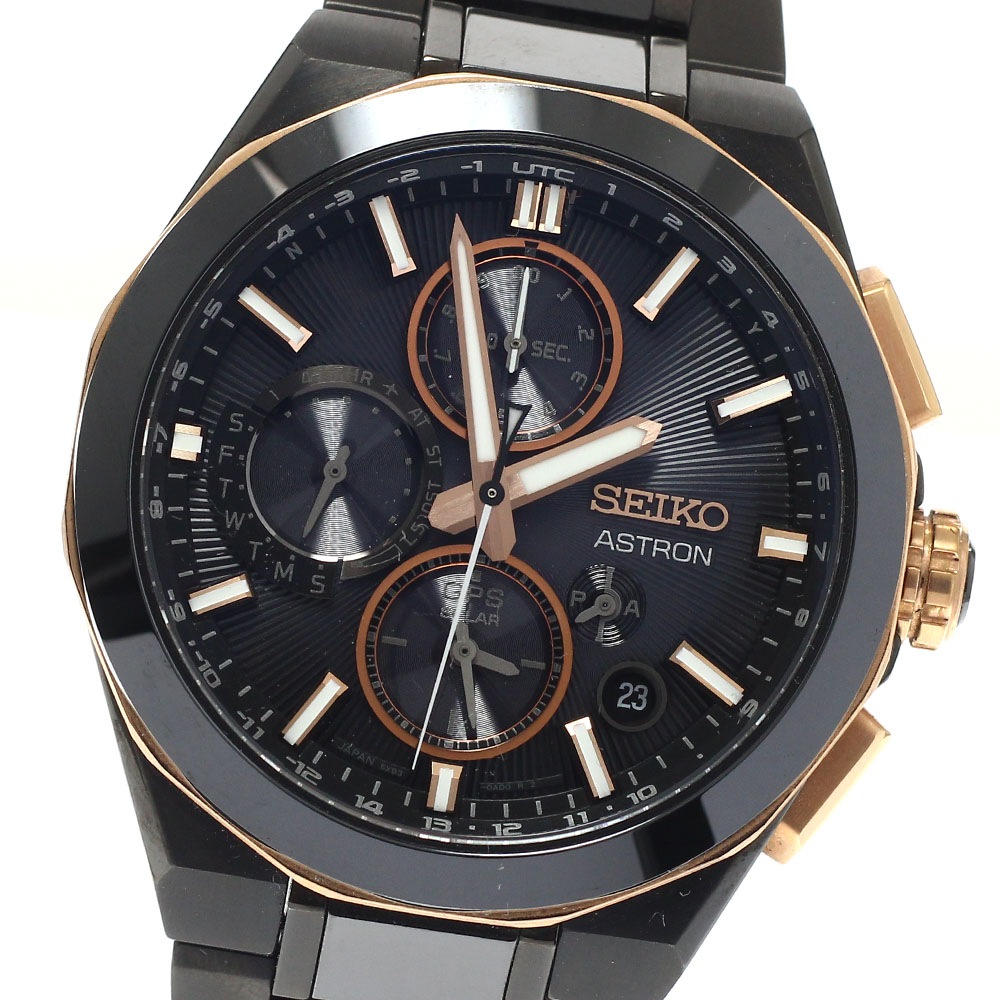 セイコー SEIKO SBXC158/5X83-0AD0-1 アストロン ネクスター 100周年記念モデル ソーラー電波 メンズ 美品 箱・保証書付き_945026【中古】