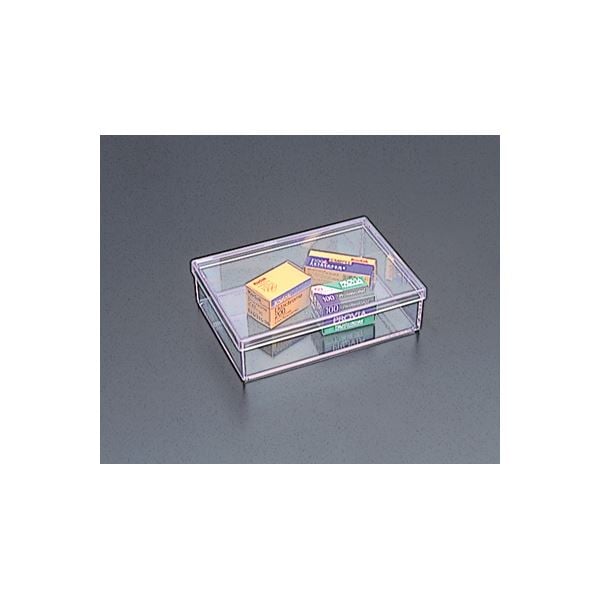 (業務用セット) キャパティ ソリッド スクエア／フタ付タイプ CSD-BR5F クリア(×10セット)