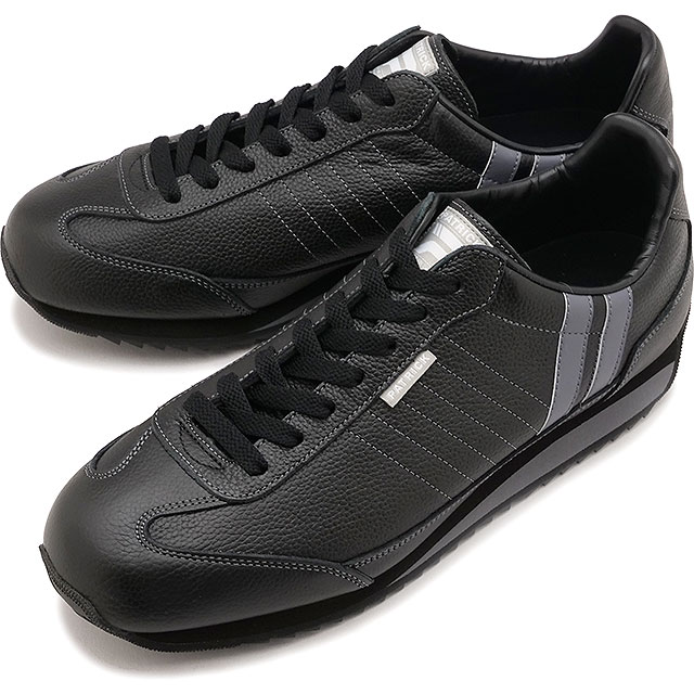 スニーカー マラソン・レザー [982551] MARATHON-L メンズ・レディース 日本製 シューズ BKGY ブラック系 正規取扱店 13,860円