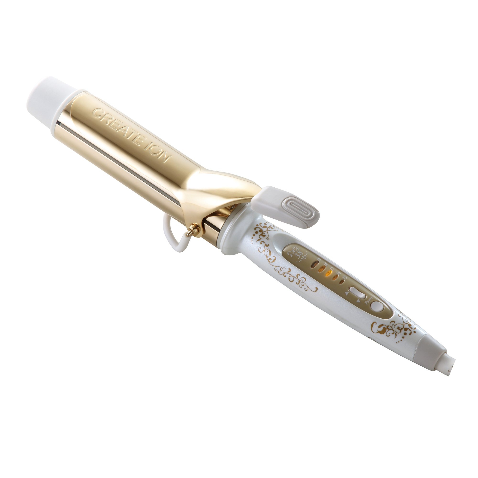 全国送料無料 クレイツイオン ヘアアイロン グレイスカール 38mm CIC-W72012N 海外兼用 ゴールド加工
