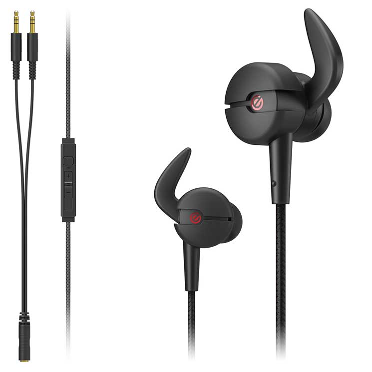 ヘッドセット イヤホン ゲーミング φ3.5mm 4極ミニプラグ FPS PS5 PS4 任天堂スイッチ ブラック