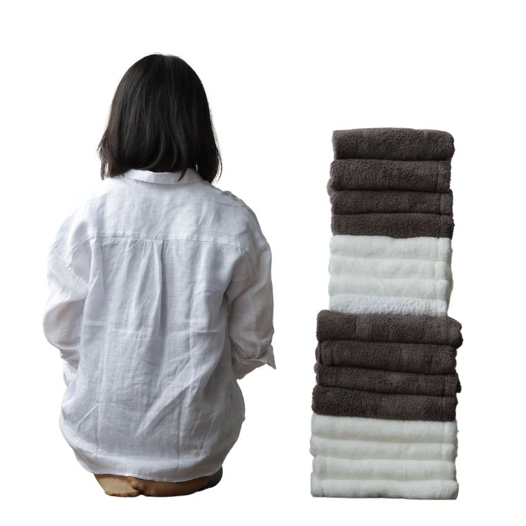 今治タオル セット「大人の休日タオル」（4人家族プラン）【 今治 タオル ブランド認定 ふわふわ お買い得 フェイスタオル 新築祝い 結婚祝い プレゼント バスタオル 洗い替え用 まとめ買い 速乾】