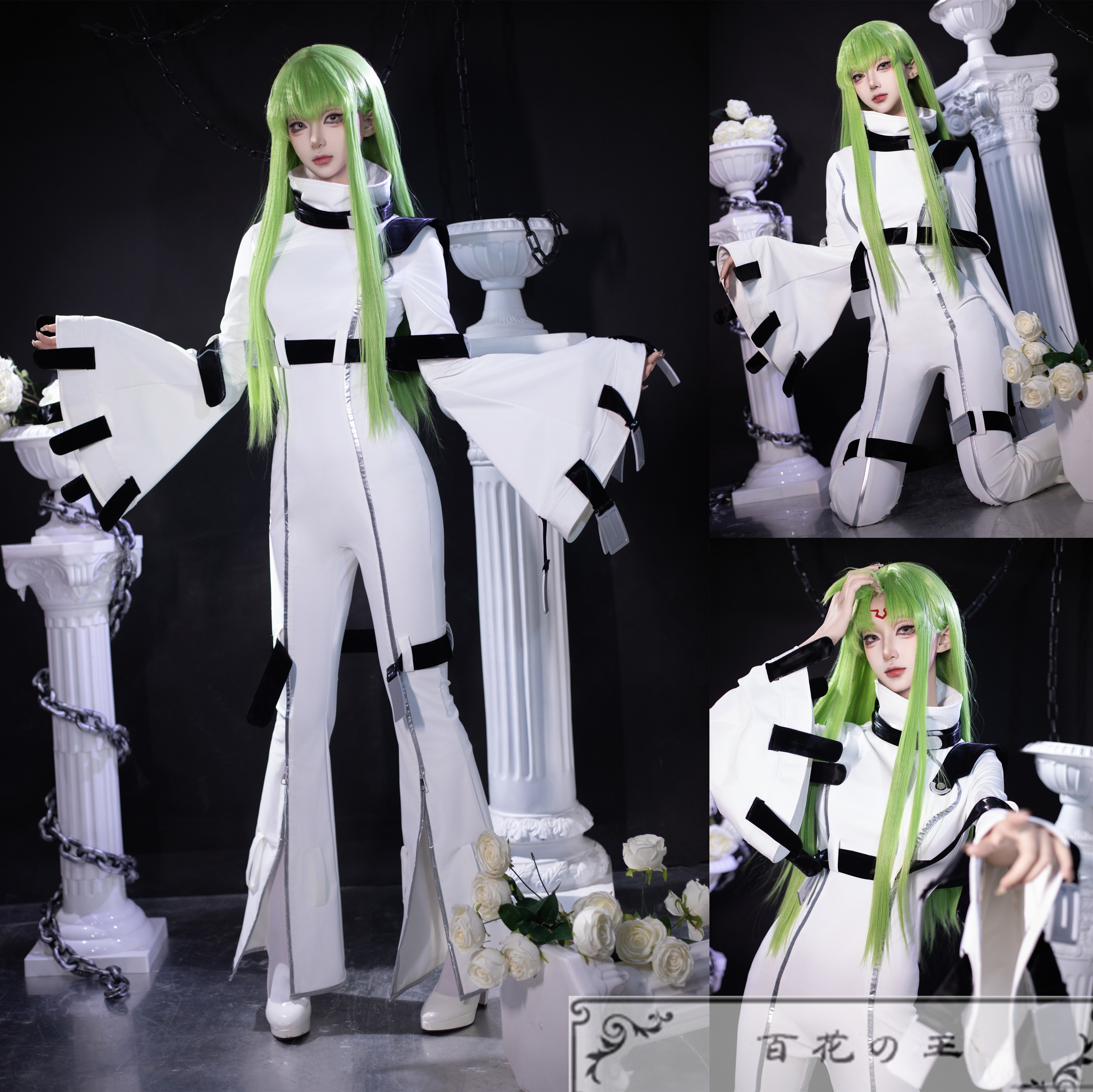 『一部在庫あり』 コードギアス 反逆のルルーシュ C.C.（シーツー） 拘束衣 コスプレ衣装 コスチューム 『PU生地』